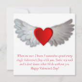 ヴィンテージバレンタインデーのカード カード (裏面)