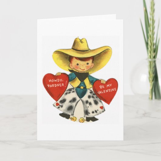 ヴィンテージバレンタインデーのカード シーズンカード (正面)