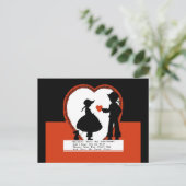 ヴィンテージバレンタインデーのカード シーズンポストカード (スタンド正面)