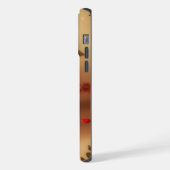 ヴィンテージバレンタインデーのチョコレートと花 iPhoneケース (左側面)