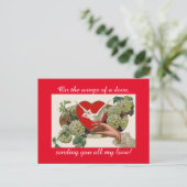 ヴィンテージバレンタインデーはがき シーズンポストカード (スタンド正面)