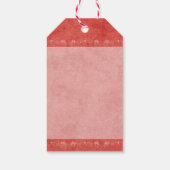 ヴィンテージバレンタインデーぶら下がったスカード ギフトタグ (裏面)