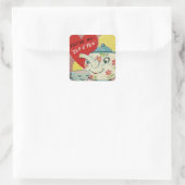 ヴィンテージバレンタインデーカップ スクエアシール (バッグ)