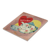 ヴィンテージバレンタインデーカップ タイル (側面)