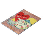 ヴィンテージバレンタインデーカップ ノートブック (左側)