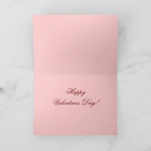 ヴィンテージバレンタインデーカード シーズンカード (内部)