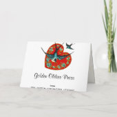 ヴィンテージバレンタインデーカード シーズンカード (裏面)