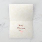 ヴィンテージバレンタインデーカード シーズンカード (内部)