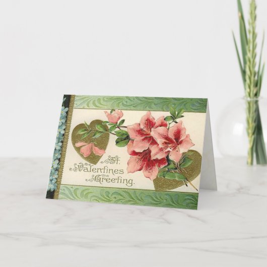 ヴィンテージバレンタインデーカード シーズンカード (正面)