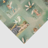 ヴィンテージバレンタインデーキューピッドコラージュ 薄葉紙 (詳細)