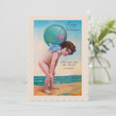 ヴィンテージバレンタインデーキューピッドホールディンググローブ シーズンカード (スタンド正面)