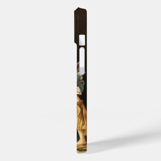 ヴィンテージバレンタインデーキューピッド，天使の燃える愛 Case-Mate iPhoneケース (裏面 / 左)