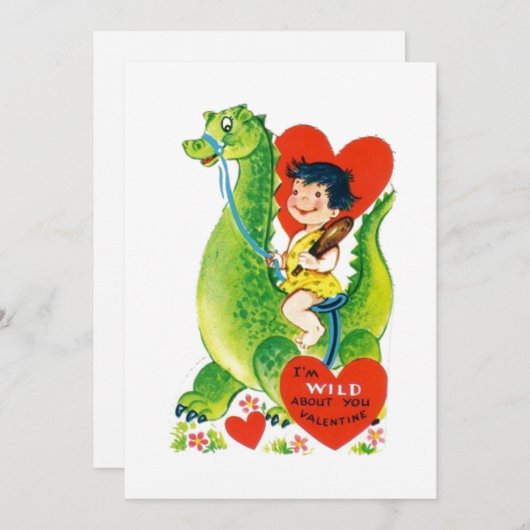 ヴィンテージバレンタインデードラゴン シーズンカード (正面/裏面)