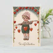 ヴィンテージバレンタインデーハート シーズンカード (スタンド正面)