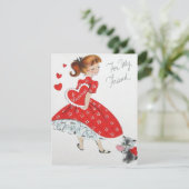 ヴィンテージバレンタインデーハートfor Friend シーズンカード (スタンド正面)