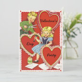 ヴィンテージバレンタインデーパーティー 招待状 (スタンド正面)