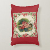 ヴィンテージバレンタインデービクトリアンケルビオン電話 アクセントクッション (正面(垂直))
