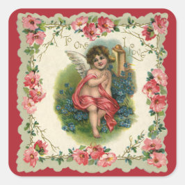 ヴィンテージバレンタインデービクトリアンケルビオン電話 スクエアシール