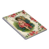 ヴィンテージバレンタインデービクトリアンケルビオン電話 ノートブック (右側)