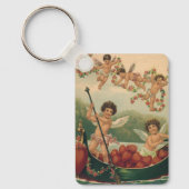 ヴィンテージバレンタインデービクトリアンチェルブス キーホルダー (正面)