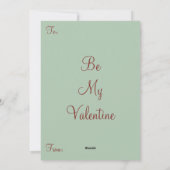 ヴィンテージバレンタインデービクトリアンバラ付き女の子 シーズンカード (裏面)