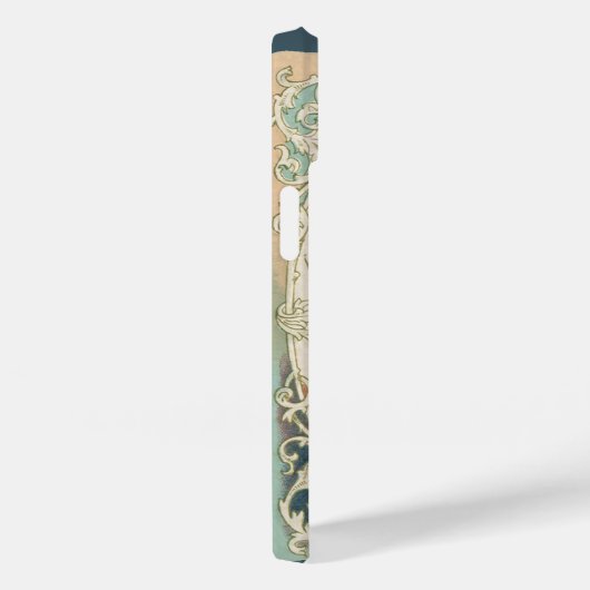 ヴィンテージバレンタインデービクトリアンバラ付き女の子 Case-Mate iPhoneケース (裏面 / 右)