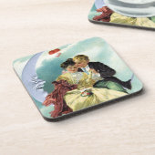 ヴィンテージバレンタインデービクトリアンラブ&ロマンス コースター (左側)