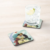 ヴィンテージバレンタインデービクトリアンラブ&ロマンス コースター (右側)