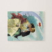 ヴィンテージバレンタインデービクトリアンラブ&ロマンス ジグソーパズル (横)