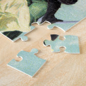 ヴィンテージバレンタインデービクトリアンラブ&ロマンス ジグソーパズル (側面)