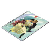 ヴィンテージバレンタインデービクトリアンラブ&ロマンス ノートブック (左側)