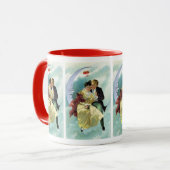 ヴィンテージバレンタインデービクトリアンラブ&ロマンス マグカップ (正面左)