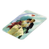 ヴィンテージバレンタインデービクトリアンラブ&ロマンス マグネット (左側)