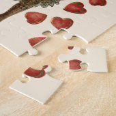 ヴィンテージバレンタインデービクトリアンレディーオンアスイング ジグソーパズル (側面)