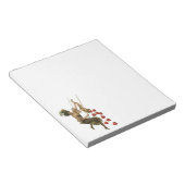 ヴィンテージバレンタインデービクトリアンレディーオンアスイング ノートパッド (アングル)