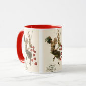 ヴィンテージバレンタインデービクトリアンレディーオンアスイング マグカップ (正面左)