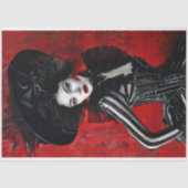 ヴィンテージバレンタインデーファッション分離 薄葉紙 (正面)