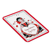 ヴィンテージバレンタインデーフレキシブルマグネット マグネット (右側)