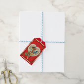 ヴィンテージバレンタインデーミュージカル ギフトタグ (より糸付き)