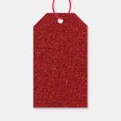 ヴィンテージバレンタインデーレトロキューピッドレッドカスタム ギフトタグ (裏面)