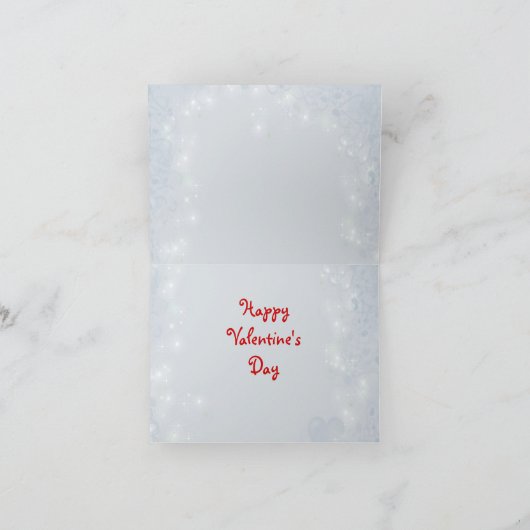 ヴィンテージバレンタインデー子供へス シーズンカード (内部)