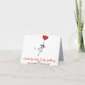 ヴィンテージバレンタインデー子供へス シーズンカード (裏面)