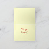 ヴィンテージバレンタインデー子供へス シーズンカード (内部)