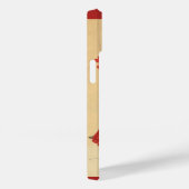 ヴィンテージバレンタインデー踊りレディ赤いハート Case-Mate iPhoneケース (裏面 / 右)