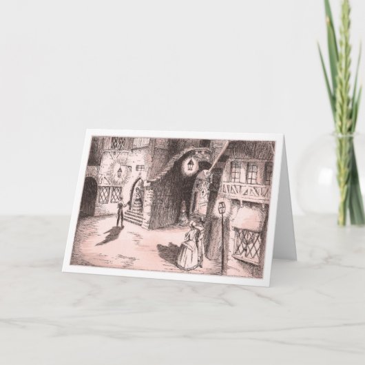 ヴィンテージバレンタインデー1850年代の夜 シーズンカード (正面)