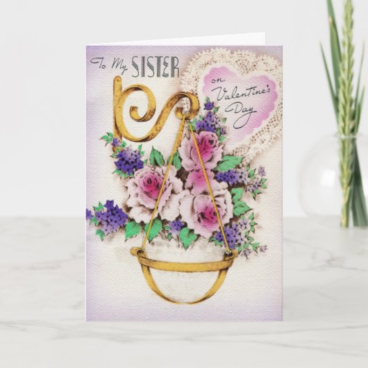 ヴィンテージバレンタインデー シーズンカード (正面)