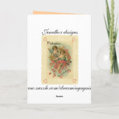 ヴィンテージバレンタインデー シーズンカード (裏面)