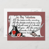 ヴィンテージバレンタインデー シーズンポストカード (正面/裏面)