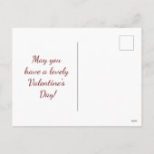 ヴィンテージバレンタインデー シーズンポストカード (裏面)