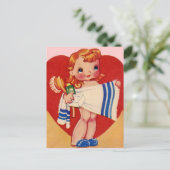 ヴィンテージバレンタインデー シーズンポストカード (スタンド正面)